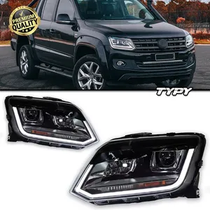 TYPY Car for VW Amarok <b>Headlight</b> 2010-2022 Upgrade Modified New DRL Dynamic Turn Signal <b>LED</b> 12V 8000 Lumens 5500K Auto - Product Image 1