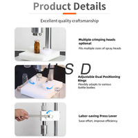 Machine de capsulage semi-automatique pour flacons 13mm 20mm – Équipement de vissage de bouchons