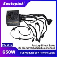 Sıcak satış tam Moduar ATX güç kaynağı 650W PSU için ince bilgisayar Pc durumda oyun 110V
