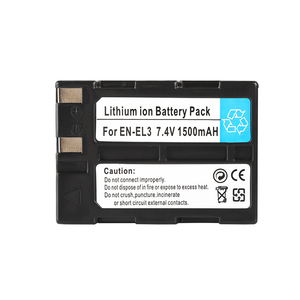 Batería EN-EL3 de 7.4V y 1500mAh para Cámaras Nikon EN-EL3E D100 100SLR D50 D70 D70S D200 <span class=keywords><strong>D80</strong></span> D90 - Product Image 4