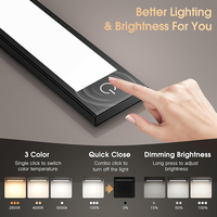 Lampes d'escalier LED à piles avec capteur PIR, lampes murales rechargeables, 150 lumens, lumière blanche, garantie 2 ans