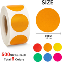 Benutzer definierte Größe Bunte Kinder Schreib aufkleber Druckbare leere Papiere ti ketten für die Verpackung