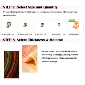 Chaussettes de yoga bouclées antidérapantes Smile Custom Logo Grip Trampoline Pilates, chaussettes de compression - Product Image 6