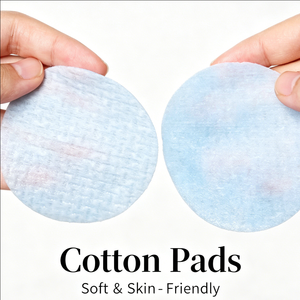 Tampons en coton viscose 100% de qualité supérieure 100 g/m² pour le démaquillage du visage, texture EF, doux, absorbants, tampons nettoyants pour le visage - Product Image 4