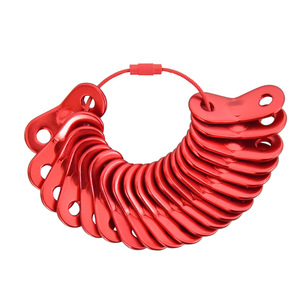 Camping Tent Rope Adjustment Buckle Metal Double Eye Windproof Anti Slip <b>Plate</b> 3.8x1.5cm Outdoor Gear - Product Image 1