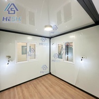 Maison préfabriquée personnalisée pliable et portable de 20 pieds ou 40 pieds avec cuisine, conteneur extérieur préfabriqué extensible