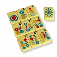 Ubin Tahan Gores dan Awet untuk Acara Sosial Set Mahjong Amerika Kustom