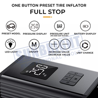Cordless Faster Inflation Air Pump Tire Inflator Portable Air Compressor for Car Motorcycle Bicycle Tire