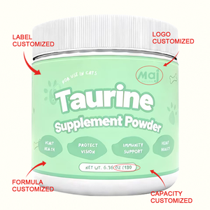 Taurina en Polvo OEM para Perros y Gatos, Protege los Ojos, Mejora la Visión, Nutre el Miocardio, Regula el Desarrollo, Suplemento para la Salud de las Mascotas - Product Image 2
