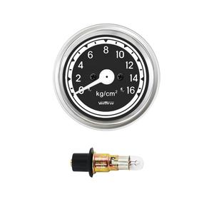 Манометр давления масла Wenle New Style <span class=keywords><strong>60MM</strong></span> Chrome 180580036 серии Veethree, универсальный, механический, 0-16 кг/см² - Product Image 5