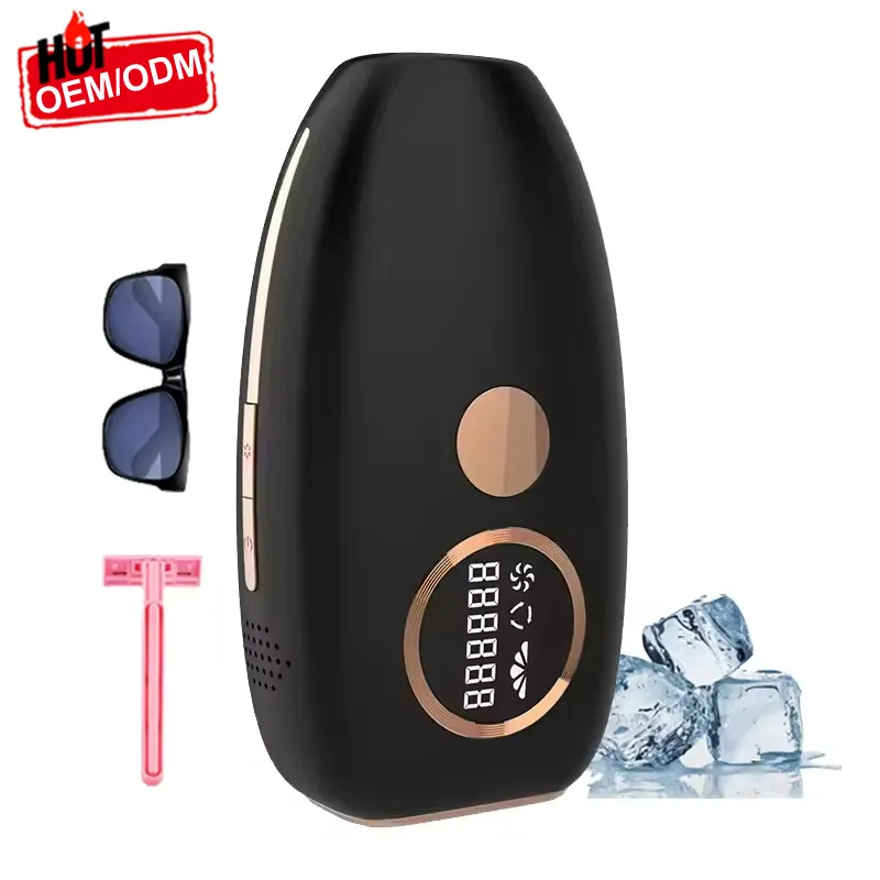 New arrival Drop shipping Home use Laser hair removal 900000 flashes ice cooling Painless permanent mini ipl hair removal