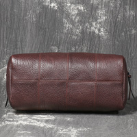 Petit MOQ Sac bandoulière messager en cuir de vachette pour homme, pour téléphone portable, à porter en travers du corps ou sur la poitrine