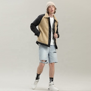 <span class=keywords><strong>Northface</strong></span>-Chaqueta de lana para hombre, ropa de calle de moda, con solapa, costura de poliéster, estampada, informal, tejida, venta al por mayor, Invierno - Product Image 4