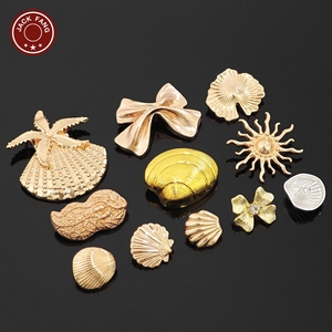 Botones Metálicos con Vástago, Botones Personalizados con Formas Irregulares, Logotipo Grabado, Botón de Aleación de Zinc para Accesorios de Ropa - Product Image 1