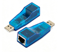 Tarjeta de Red USB 2.0 Externa, Modelo 9700 Mini, Sin Cable, Puerto de Red para Computadoras Portátiles y de Escritorio, en Existencia
