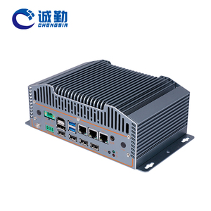 คอมพิวเตอร์อุตสาหกรรมขนาดเล็ก รุ่น Factory 12th Gen N305 N100 N150 แบบไม่มีพัดลม 3 LAN RJ45 POE 6Com 2*DDR5 CAN X86  ขนาดกะทัดรัด  N-B - Product Image 1