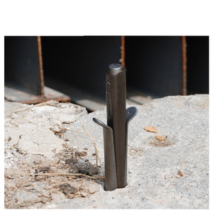 Cales à bouchon de pierre et cales en plumes, outils à main de roche en béton 2022 - Product Image 2