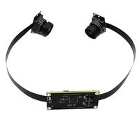 Caméra binoculaire HD 4MP 1080P 60fps avec détection de profondeur synchronisée sur le même cadre, module de caméra USB protocole UVC pour la reconnaissance faciale
