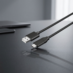 Cable USB de PVC Personalizado de 1M 2M 3M 4M USB2.0 Tipo-C a Tipo-A para Aplicaciones Electrónicas - Product Image 1