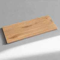 Panneau composite bois-plastique (WPC) ignifuge de style chinois pour la décoration des murs et plafonds intérieurs des villas et des maisons