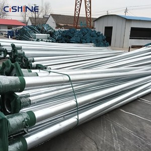 Poteau d'éclairage de rue conique galvanisé Cishine Factory en acier de 4M, 6M, 8M, 10M, 12M, <span class=keywords><strong>colonne</strong></span> de lampadaire conique pour routes - Product Image 2
