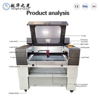 Graveur laser CO2 7050 60W80W100W, machine de découpe laser avec contrôleur Ruida pour le traitement du bois, de l'acrylique et du cuir