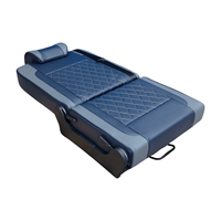 Siège-lit pivotant pliable en cuir AutoLiuma pour camping-car, angle de coussin réglable à 180°, dossier réglable en hauteur, modèle L008F, différentes couleurs