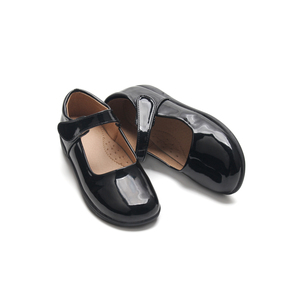 Детская кожаная школьная классическая черная обувь - Product Image 4