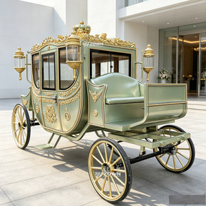 Carruaje Real sin Caballos a Batería, Carroza de Lujo Vintage de 4 Ruedas para Parques Temáticos, Turismo y Hoteles - Product Image 1
