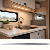 Éclairage intérieur pour camping-car IPixel 12V, 300 mm, fin, en aluminium + PC, lumière LED pour armoire de camping-car, angle de faisceau de 120°, 06x09 mm, sans soudure, barre pour camping-car