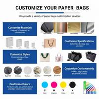 Sac en papier kraft écologique et recyclable, finition mate de luxe, poignée en ruban doré, design durable pour boutique, cadeau de mariage