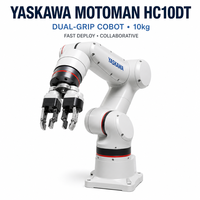 Robot collaboratif HC10DT YASKAWA Cobot 46 kg, double outil, double pince, entraînement servo-électrique 220V/380V, contrôleur PLC YRC1000