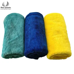 Asciugamano per lavaggio auto doppio spessore 16000 gsm asciugamani in microfibra Bullden asciugatura auto 3 1 s asciugamano per pulizia in microfibra panno per dettagli