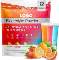 Hydrate Variety 30 Sachets de poudre d'électrolytes, mélange d'hydratation rapide, sachets de poudre d'hydratation, mélange de boisson, aide à réhydrater