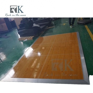 Tablero de escenario amarillo de madera contrachapada Pista de baile para eventos de suministros de fábrica para minoristas - Product Image 6