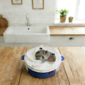 Piège à mouches électronique non toxique alimenté par USB avec attrape-mouches rotatif et plateau amovible pour la <span class=keywords><strong>maison</strong></span>, la cuisine ou le jardin - Product Image 6