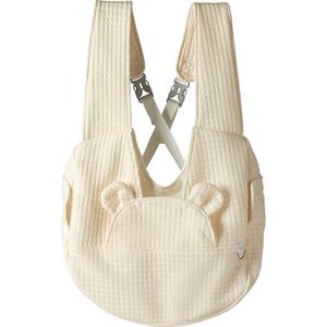 Sac de transport pour animaux de compagnie en forme d'ours, doux, toutes saisons, à porter en bandoulière ou sur la poitrine, pour chats et chiens, sac à dos d'extérieur pour chien avec couche d'air matelassée carrée - Product Image 1