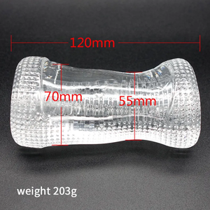 手袋式透明易清洁防水 TPE 性玩具 男性自慰工具 - Product Image 5