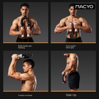 Macyo Power Twister, appareil d'exercice pour la force des bras et de la poitrine, barre de ressort pour les biceps, les épaules, extenseur de fitness