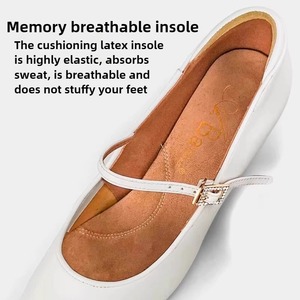 Chaussures <span class=keywords><strong>de</strong></span> <span class=keywords><strong>danse</strong></span> <span class=keywords><strong>latine</strong></span> Vennystyle - Chaussures <span class=keywords><strong>de</strong></span> pratique <span class=keywords><strong>de</strong></span> <span class=keywords><strong>danse</strong></span> <span class=keywords><strong>de</strong></span> salon professionnelles pour filles, blanches, avec semelle en cuir souple, ajustement confortable - Product Image 2