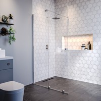 Porte de douche sans cadre en verre trempé en acier inoxydable chromé, glissière silencieuse, certifiée CE, épaisseur 8 mm, conception anti-fuite, salle de bain