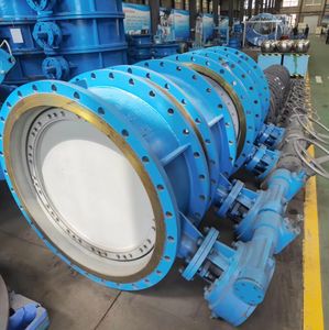 วาล์วปีกผีเสื้อคู่แบบมีเฟืองคู่แบบ BS5163คู่มือเหล็กดัดสำหรับใช้กับน้ำทั่วไป - Product Image 6