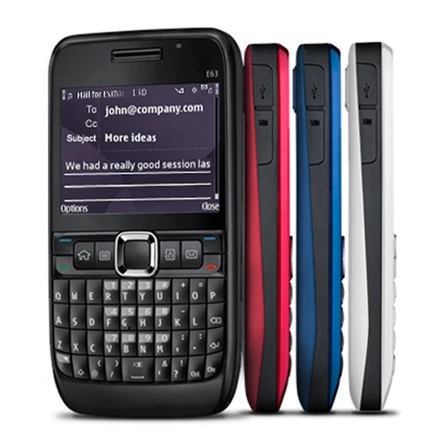 For NK E63 Wholesales Factory Unlocked Original 3G Cheap Bar Unlocked Mobile Cell Phone Russian Arabic Hebrew Keyboard Phone