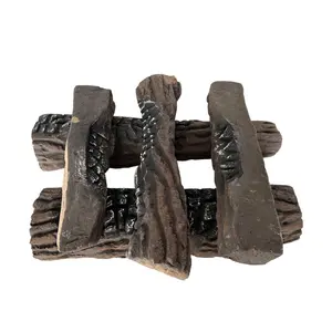 5 шт. очаровательные керамические деревянные бревна для всех типов газового камина или Газового огня