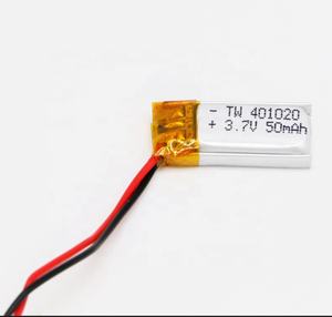 401020 50mAh <span class=keywords><strong>3</strong></span>,7 V hard case drone enrich power lithium polymer battery cells - Product Image 2