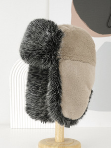 Invierno felpa Ushanka ruso sombrero a prueba de viento capucha completa orejera cálido a prueba de frío esquí caza pesca ciclismo trampero Unisex - Product Image 3