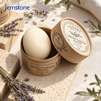 Emballage en tube de papier biodégradable personnalisé à étiquette privée, petit cylindre en papier pour crème pour le visage, shampoing solide, savon, emballage en carton