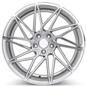 Jantes de voiture noires mates avec face usinée 17 18 19 <span class=keywords><strong>20</strong></span> 21 22 pouces 5x112 Monoblock Forgées pour Mercedes-Benz - Product Image 4