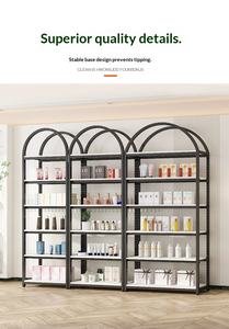 轻奢现代多功能可拆卸商用美容院美甲化妆品展示柜及收纳架 - Product Image 5