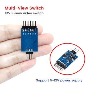 3 cách video chuyển đổi đơn vị FPV máy ảnh cho multicopter bay không người lái 5.8G FPV máy phát và máy ảnh 3 kênh video Switcher mô-đun - Product Image 2